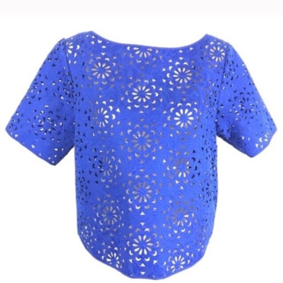 Banana Republic Laser Cut Crop Top - Picture 3 of 5